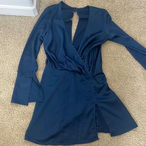 Asos sexy plunge mini dress